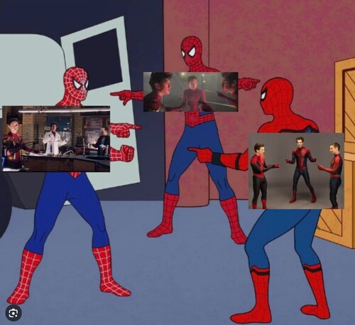 3 spiderman meme