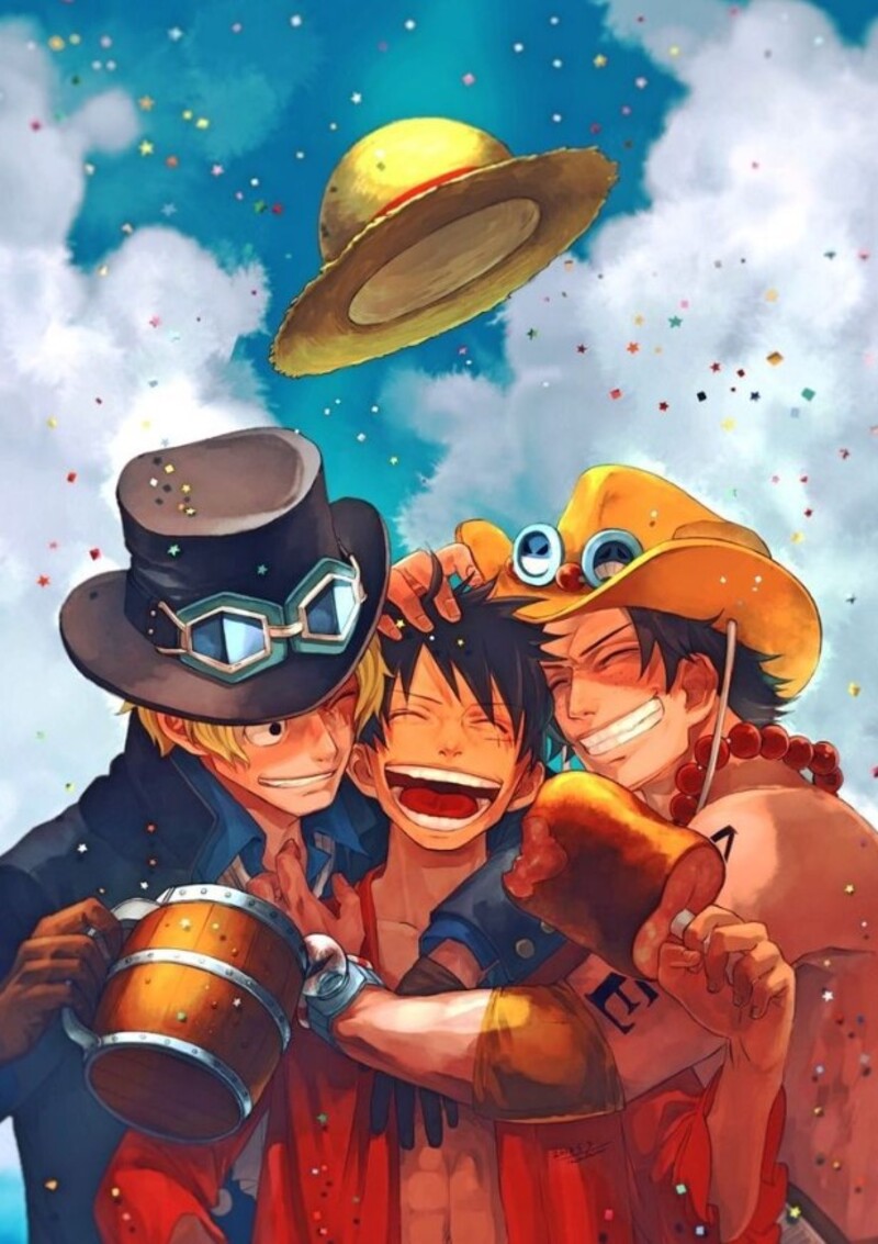 ảnh ace sabo luffy