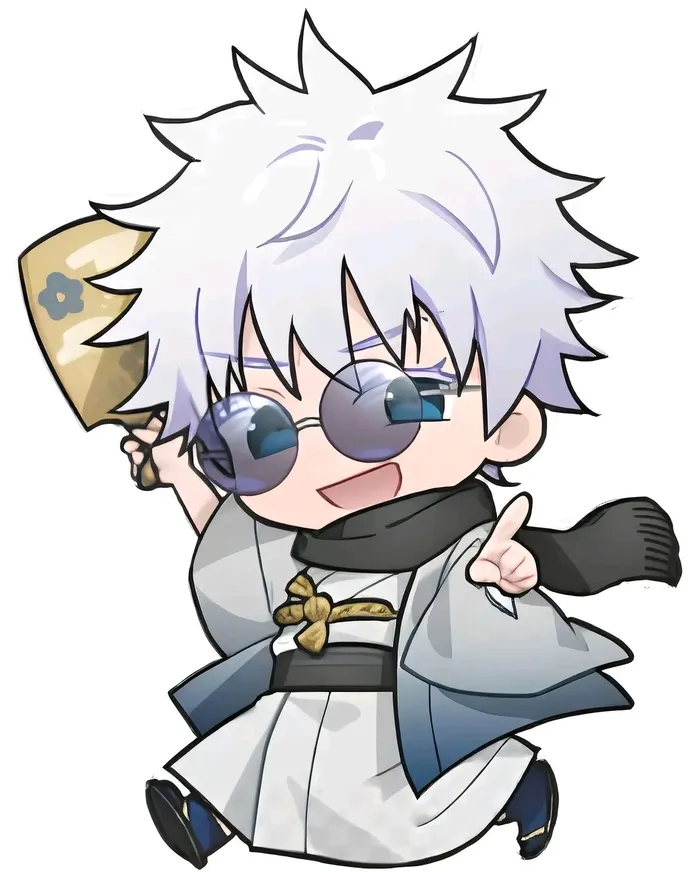 ảnh anime gojo chibi