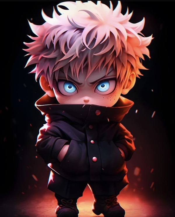 ảnh anime sukuna chibi 3d