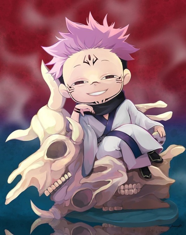 ảnh anime sukuna chibi dễ thương