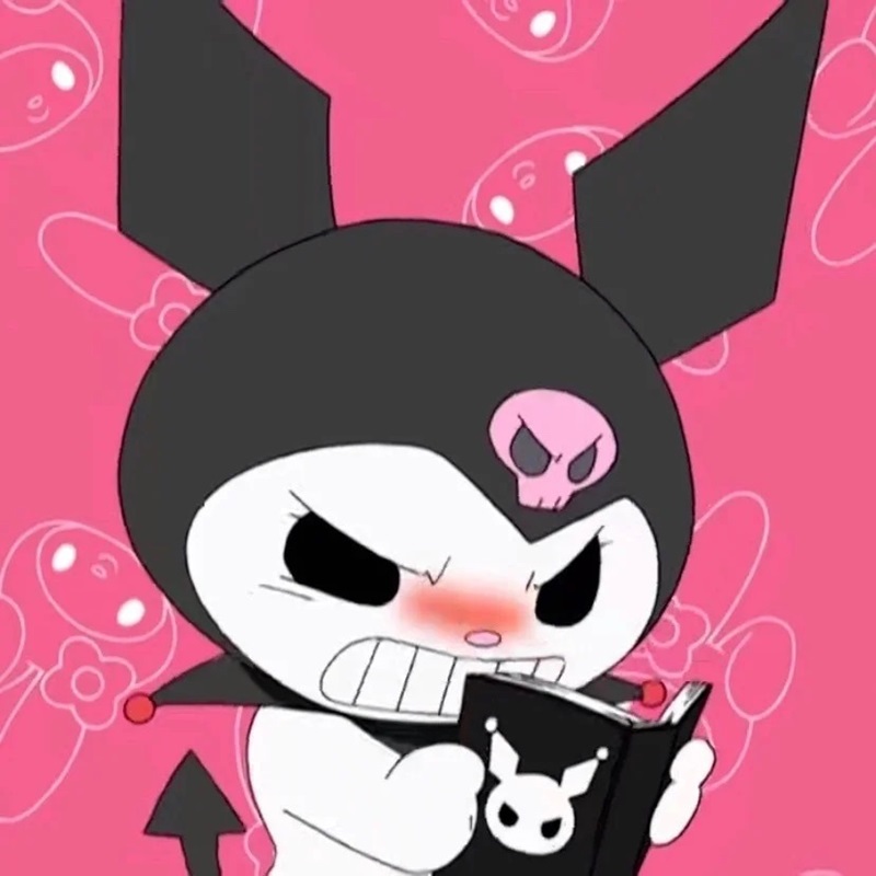 ảnh avatar kuromi chibi tức giận