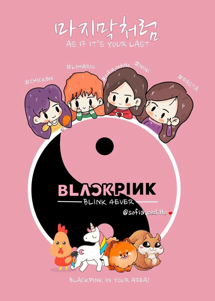 ảnh black pink cute