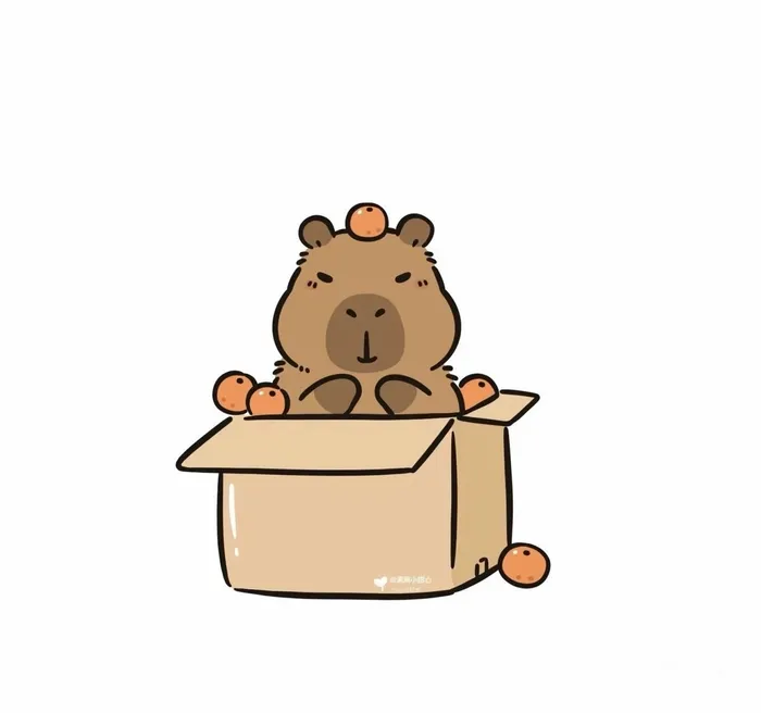 ảnh capybara chibi