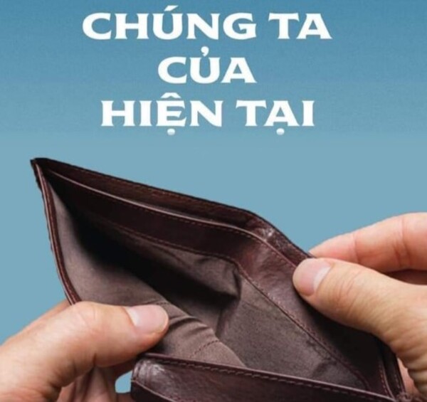 ảnh chế ví hết tiền