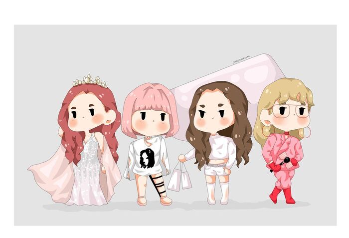 ảnh chibi blackpink