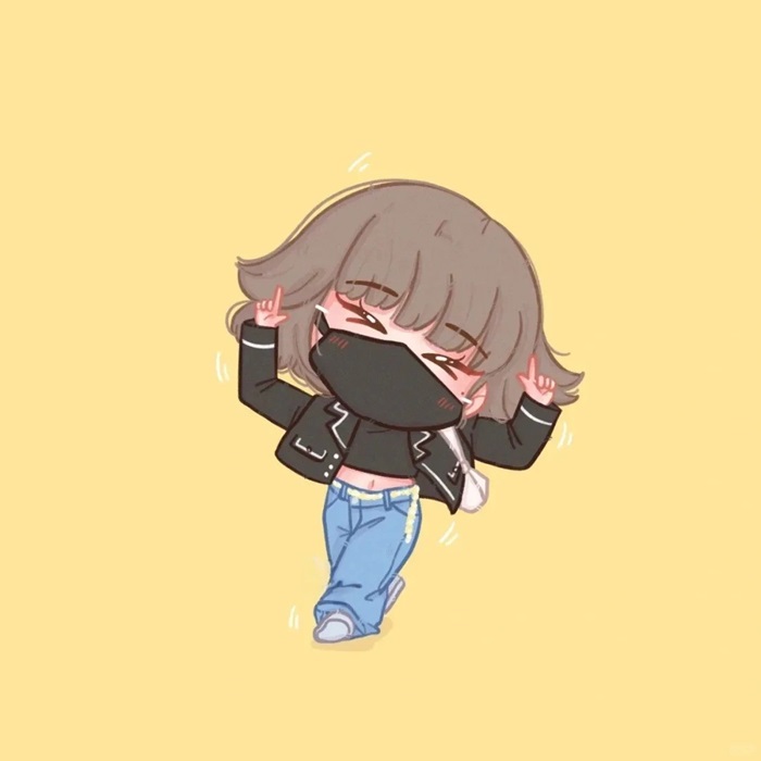 ảnh chibi lisa làm avatar