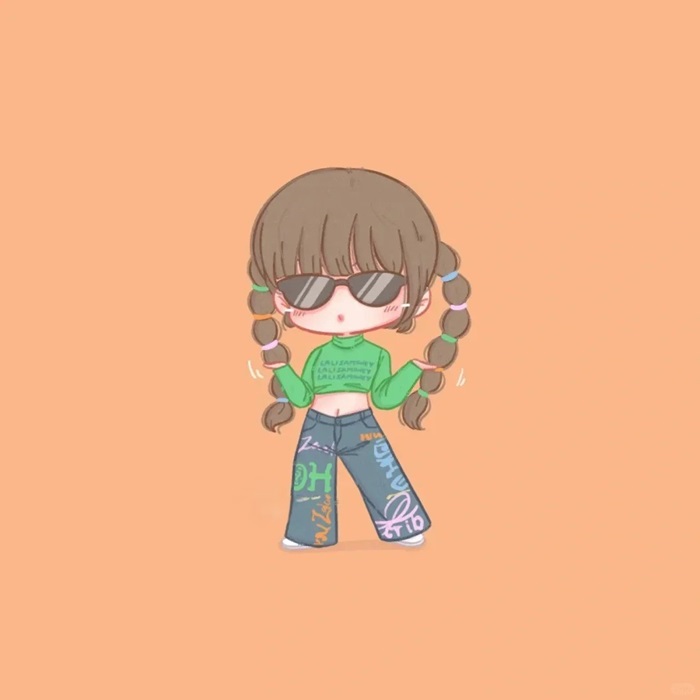 ảnh chibi lisa ngầu