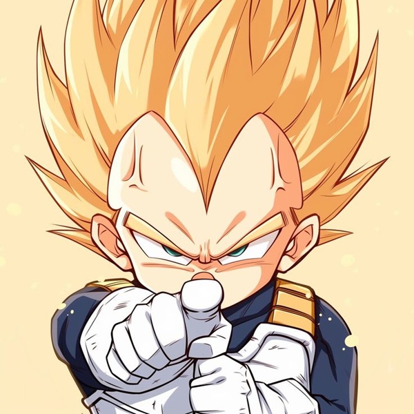 ảnh chibi vegeta 3d