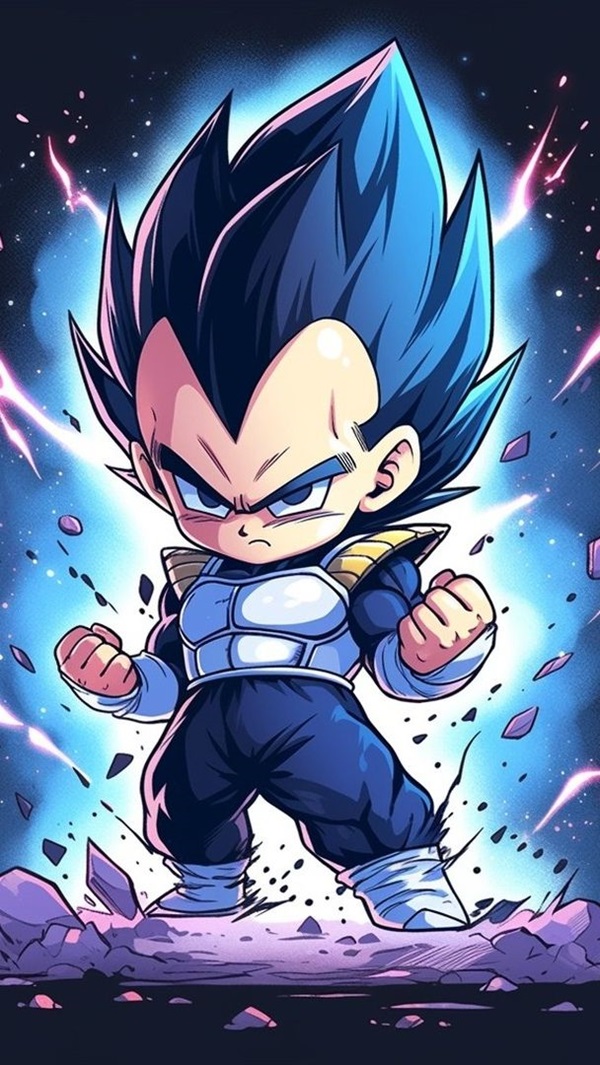 ảnh chibi vegeta 4k