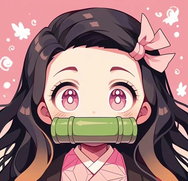 ảnh của chibi nezuko cute