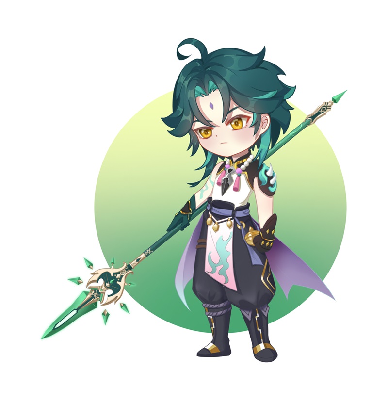 ảnh genshin chibi ngầu