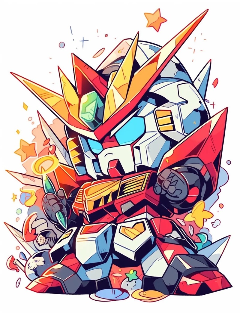 ảnh gundam chibi đẹp