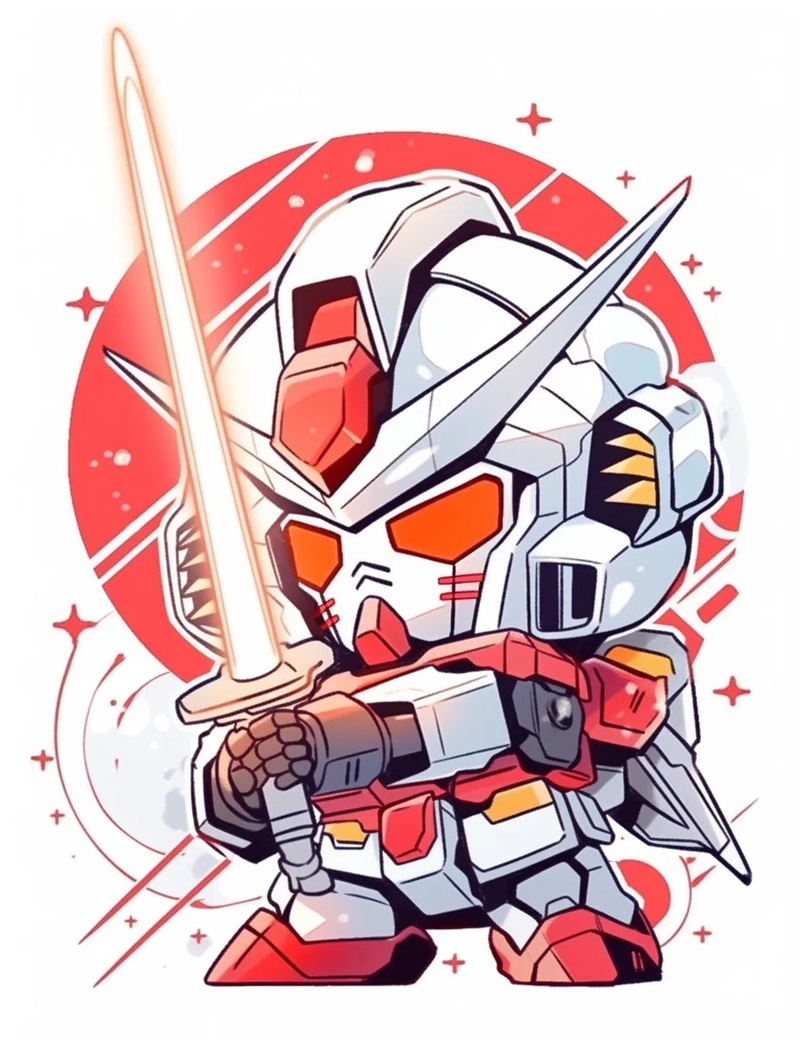 ảnh gundam đẹp chibi