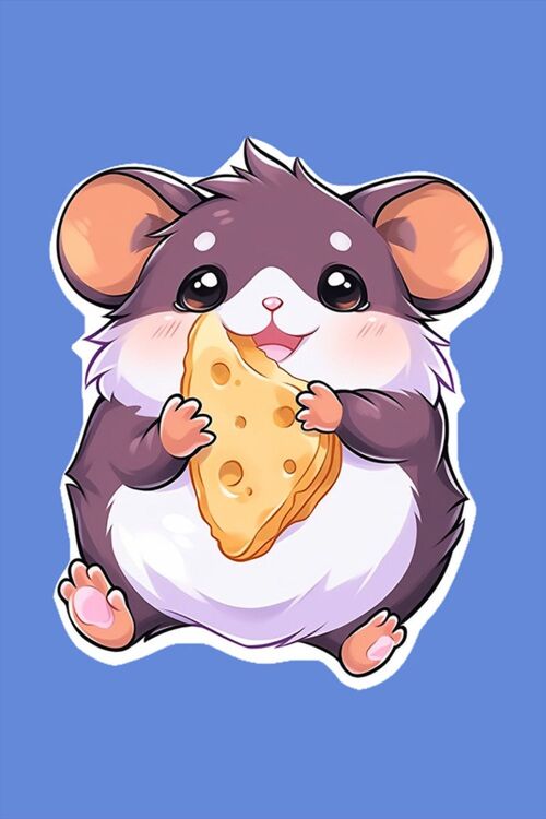 ảnh hamster meme chibi