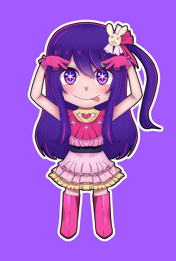 ảnh hoshino ai cute chibi