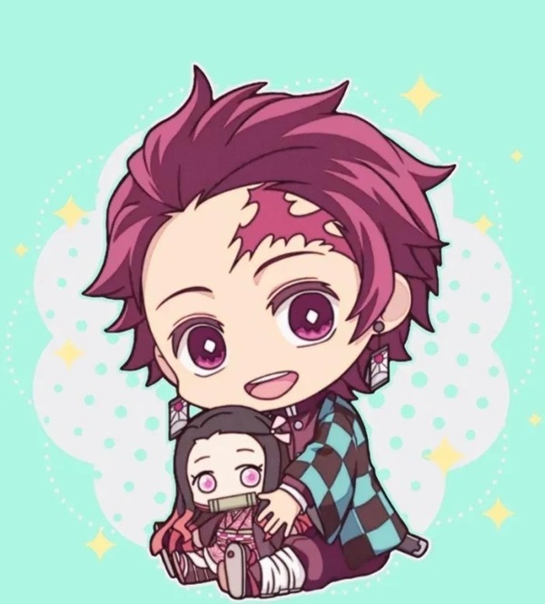 ảnh kamado tanjirou chibi full hd