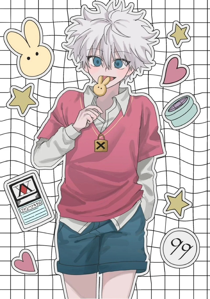 ảnh killua chibi