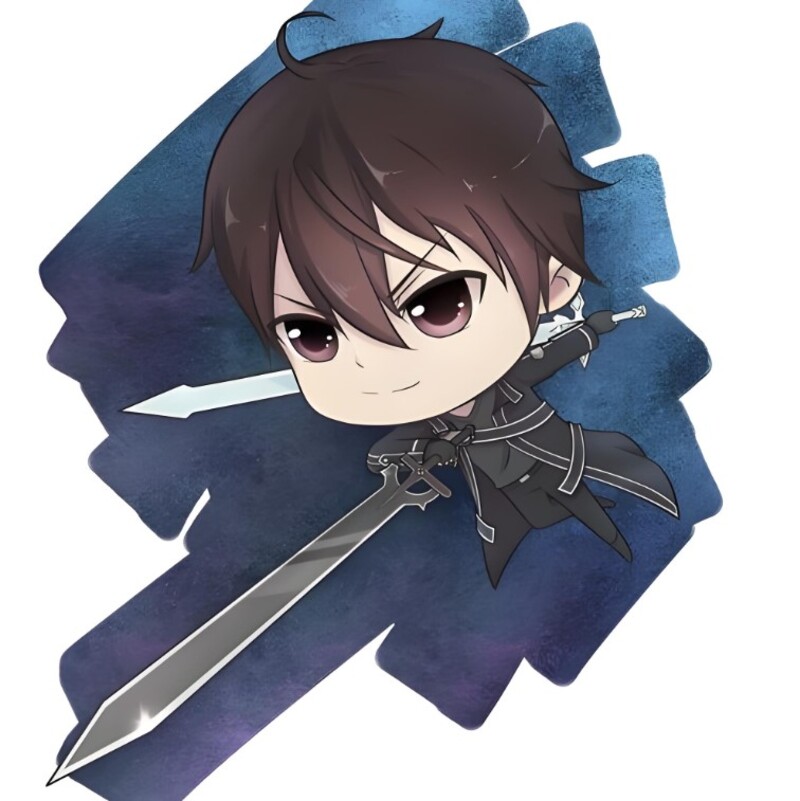 ảnh kirito chibi cute