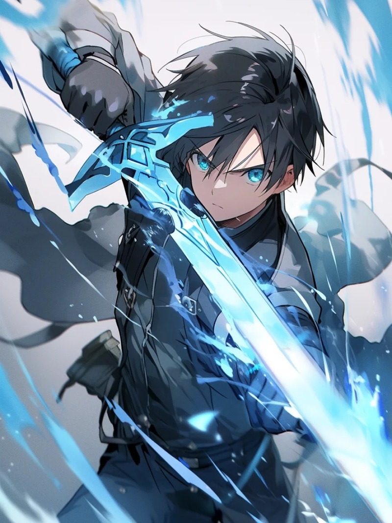 ảnh kirito ngầu loi