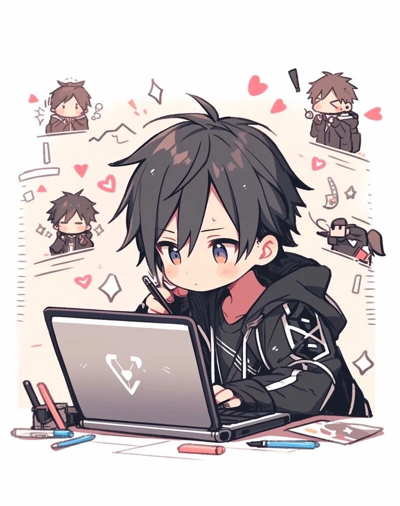 ảnh kirito vẽ