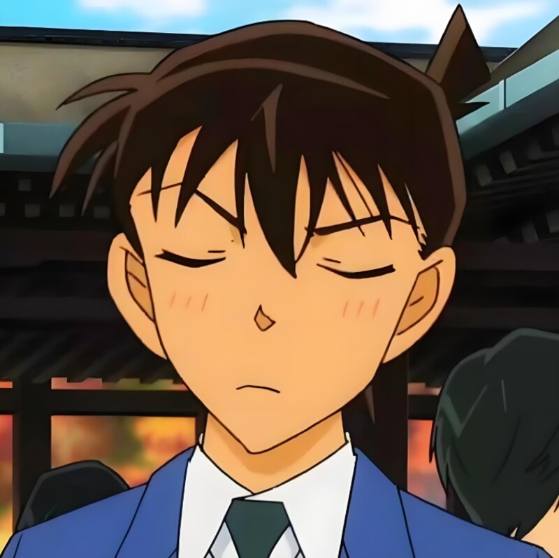 ảnh kudo shinichi buồn