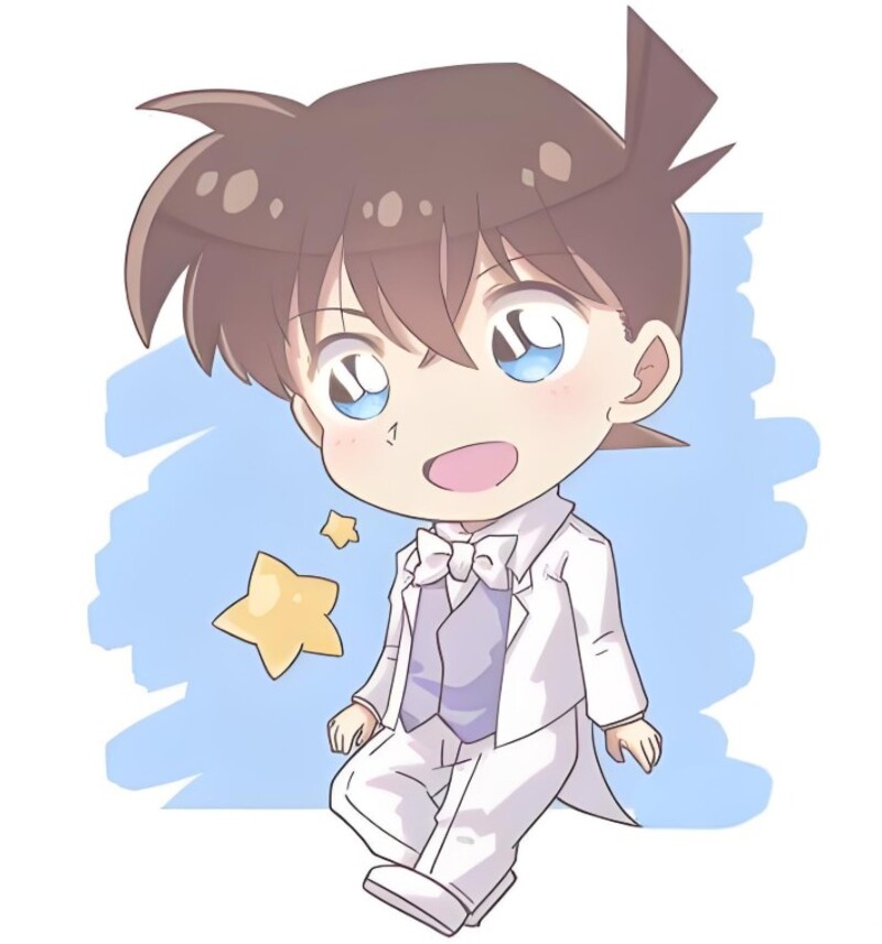 ảnh kudo shinichi chibi cute