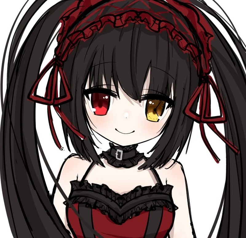 ảnh kurumi anime chibi dễ thương