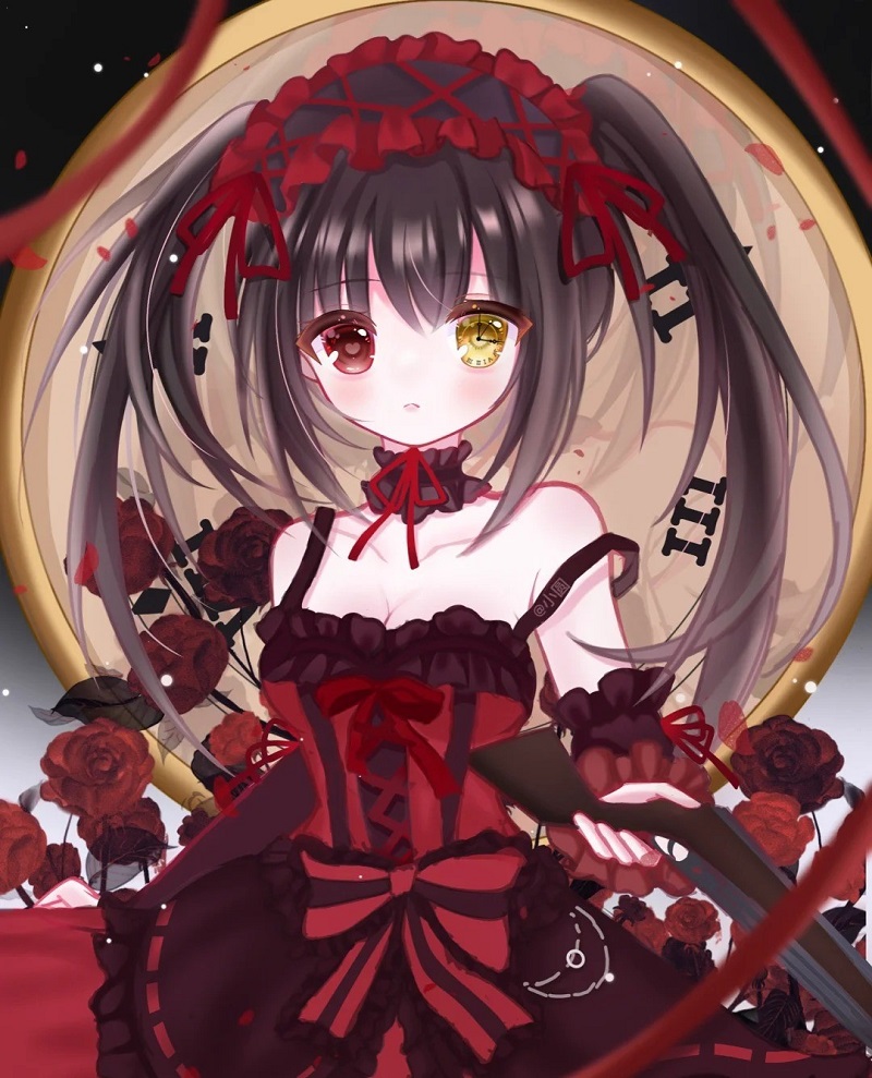 ảnh kurumi anime chibi