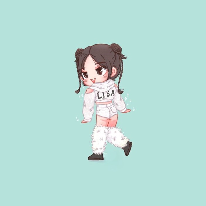 ảnh lisa chibi làm avatar