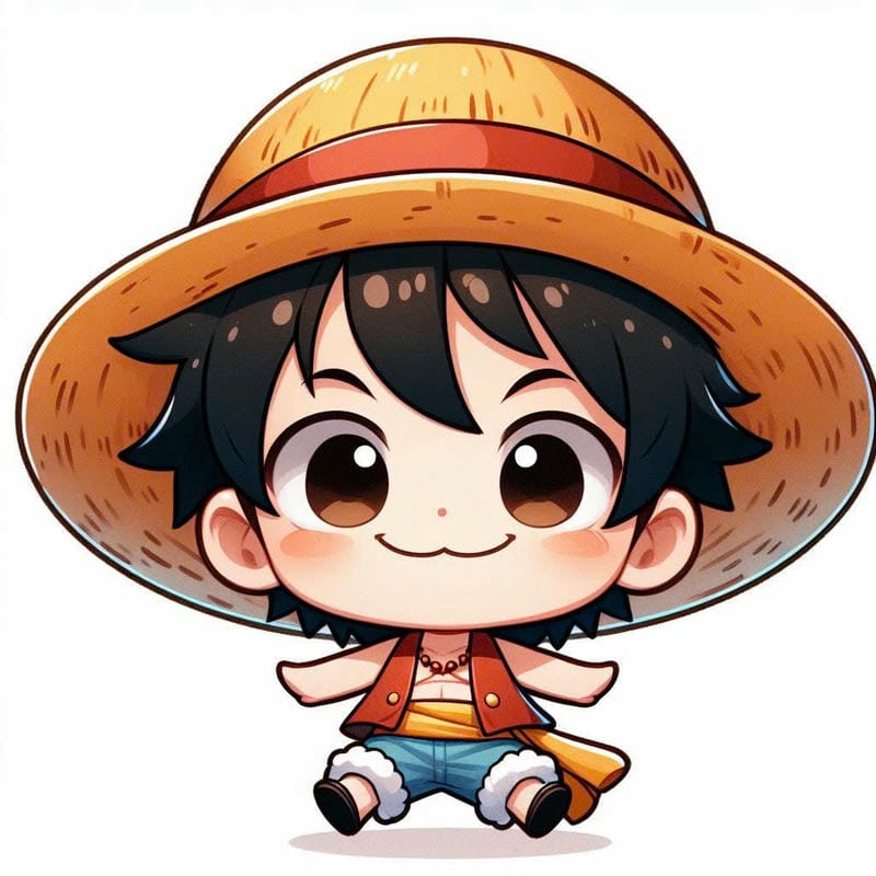 ảnh luffy chibi