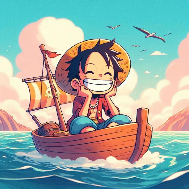 ảnh luffy còn nhỏ chibi