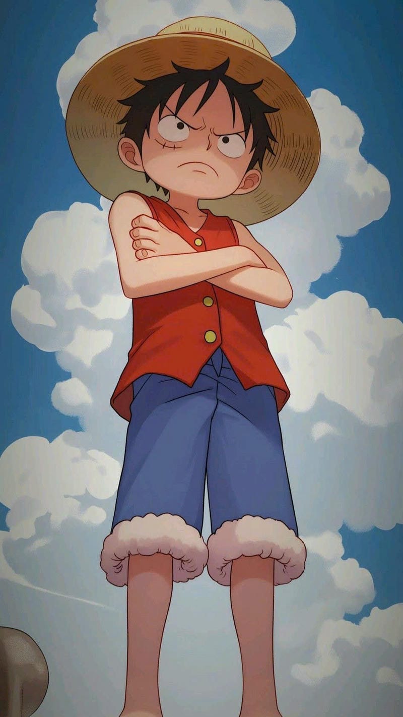 ảnh luffy dễ thương chibi