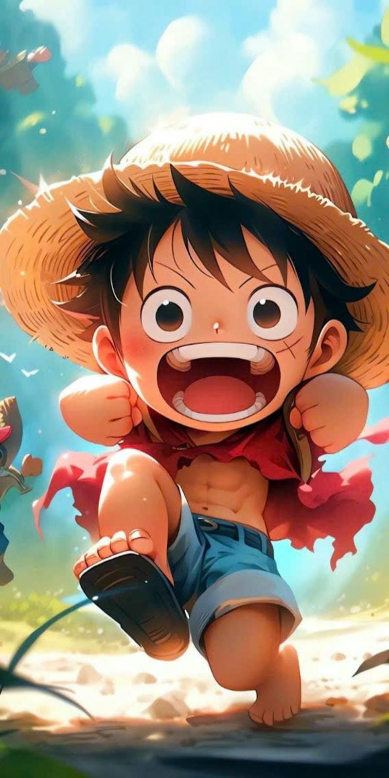 ảnh luffy dễ vẽ chibi