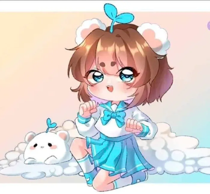 ảnh mèo simmy cute chibi