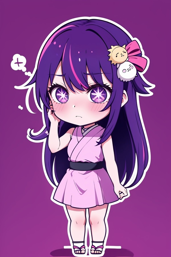 ảnh nền hoshino ai chibi