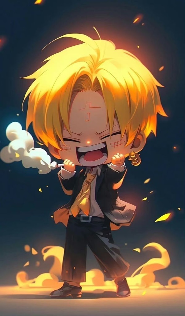 ảnh nền sanji chibi 3d