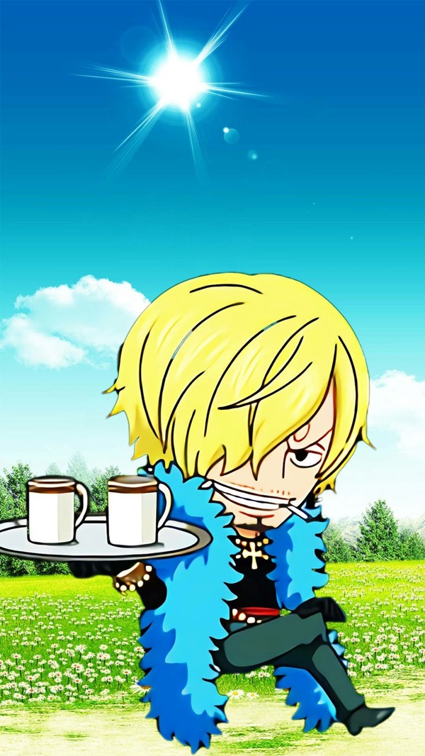 ảnh nền sanji chibi đáng yêu