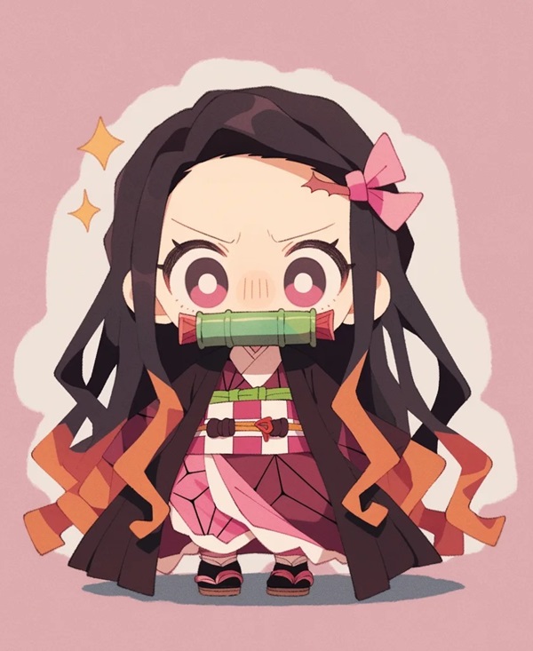 ảnh nezuko chibi cute