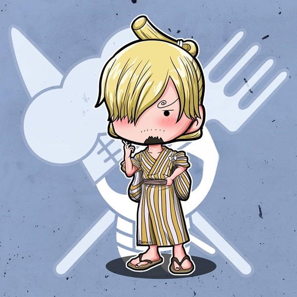 ảnh one piece sanji chibi đẹp