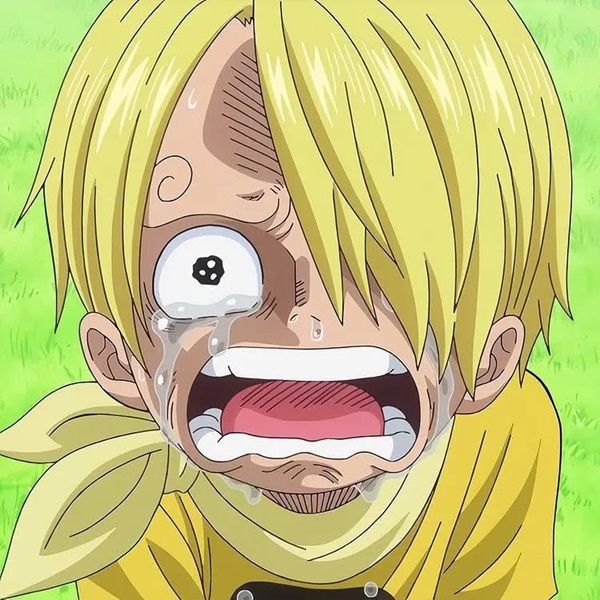 ảnh one piece sanji chibi khóc