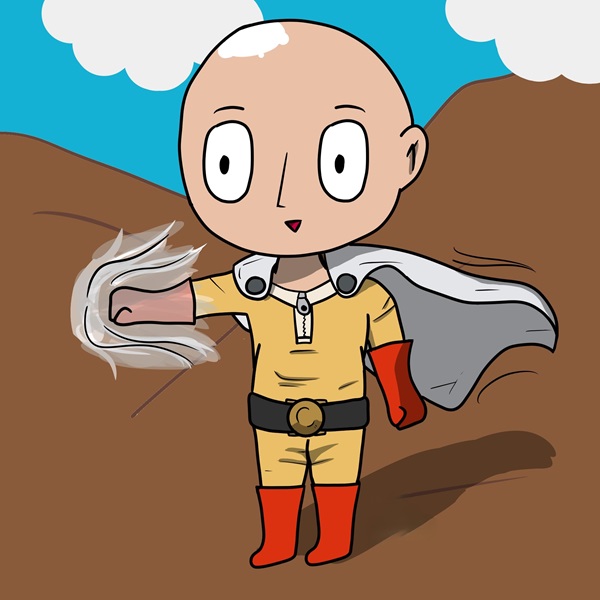 ảnh saitama chibi cute