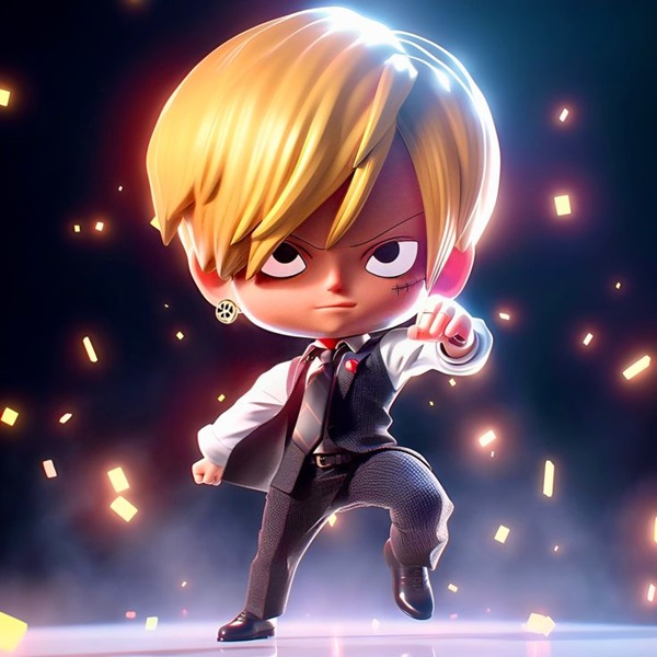 ảnh sanji chibi 3d