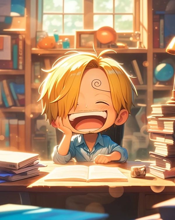 ảnh sanji chibi cười