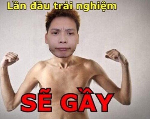 ảnh sẽ gầy meme lần đầu