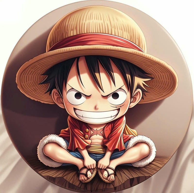 ảnh vẽ luffy chibi