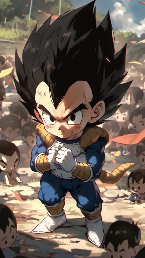 ảnh vegeta chibi 3d