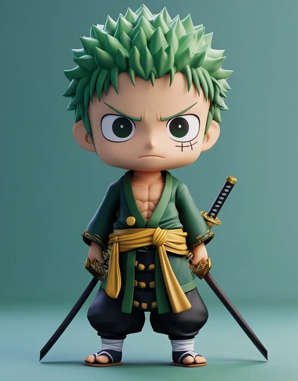 ảnh zoro wano chibi full hd