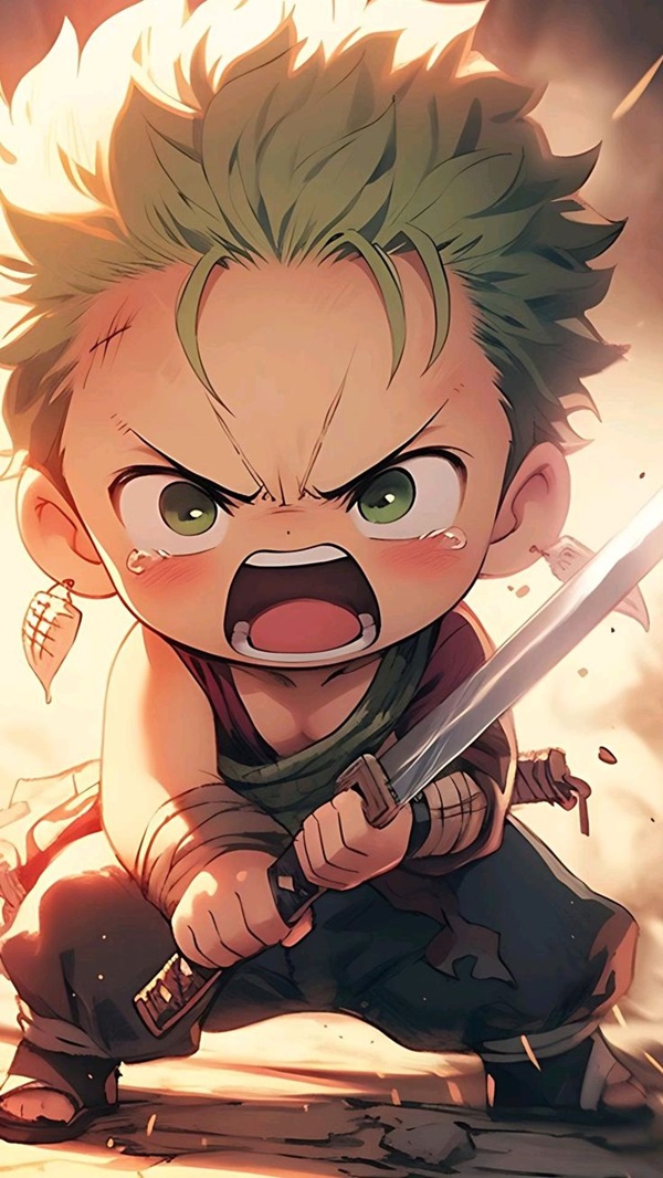 ảnh zoro wano chibi