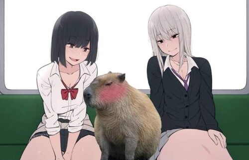 anime capybara meme